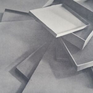 Antique Abstract Gray Art Print